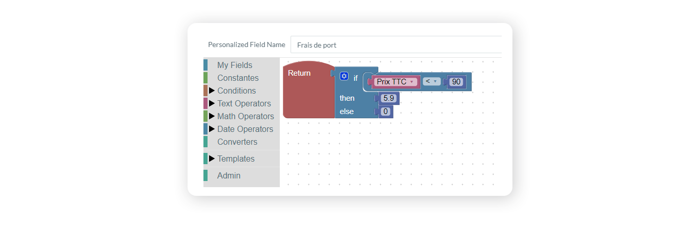 exemple enriching an incpmplete flow - shipping costs