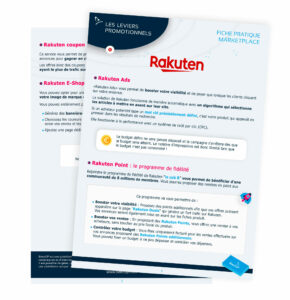 fiche pratique leviers promotionnels rakuten marketplace