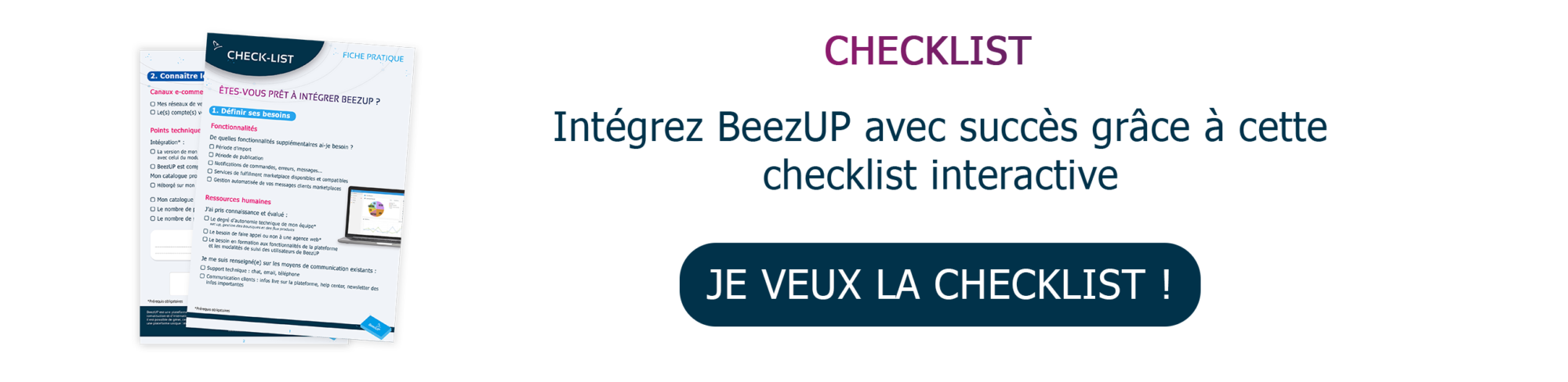 checklist : êtes-vous prêt à intégrer BeezUP ?